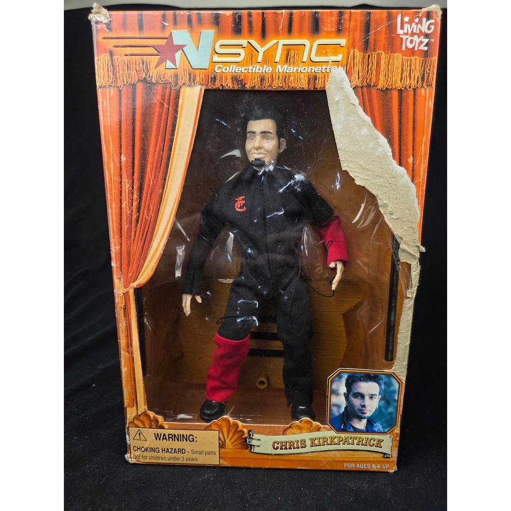 NSYNC Chris Kirkpatrick Marionette Living Toyz 2000 Bye Bye Bye Figure